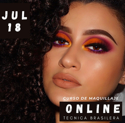 CLASE ONLINE DE MAQUILLAJE TÉCNICA BRASILERA.