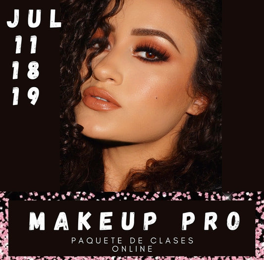 MAKEUP PRO - PAQUETE DE CLASES ONLINE